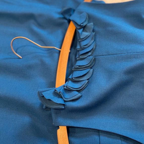 J. Crew Suiting Blue Dress - Picture 1 of 7